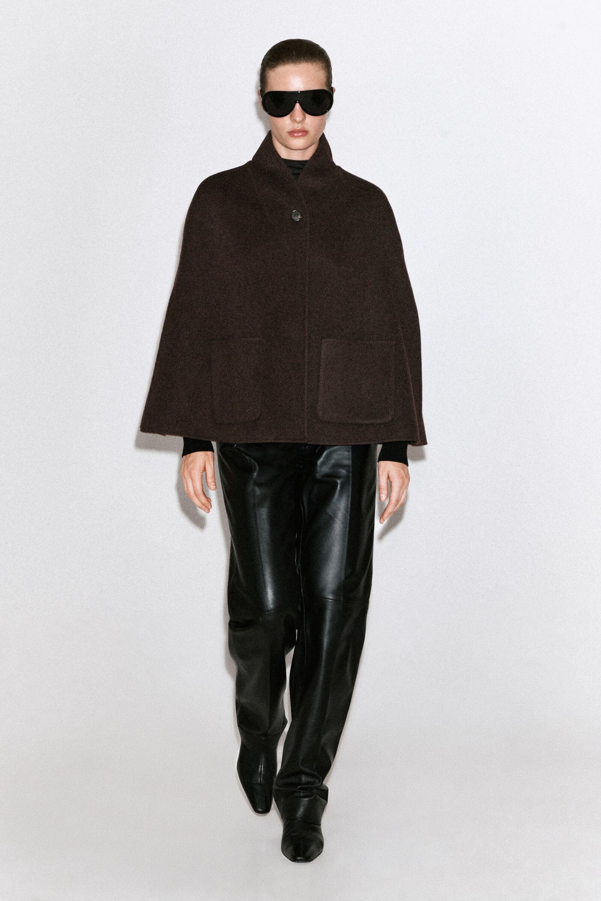 CS Shawl Collar Cape Jacket
