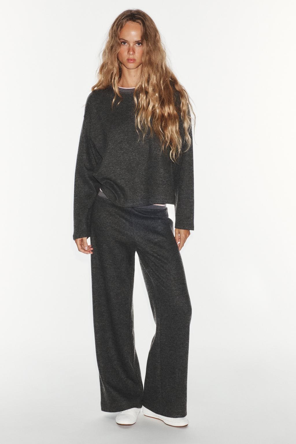 ZA Relaxed Knit Two-Piece Set