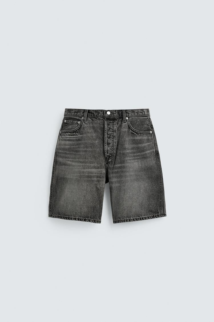 ZA Vintage Wash Denim Bermuda Shorts