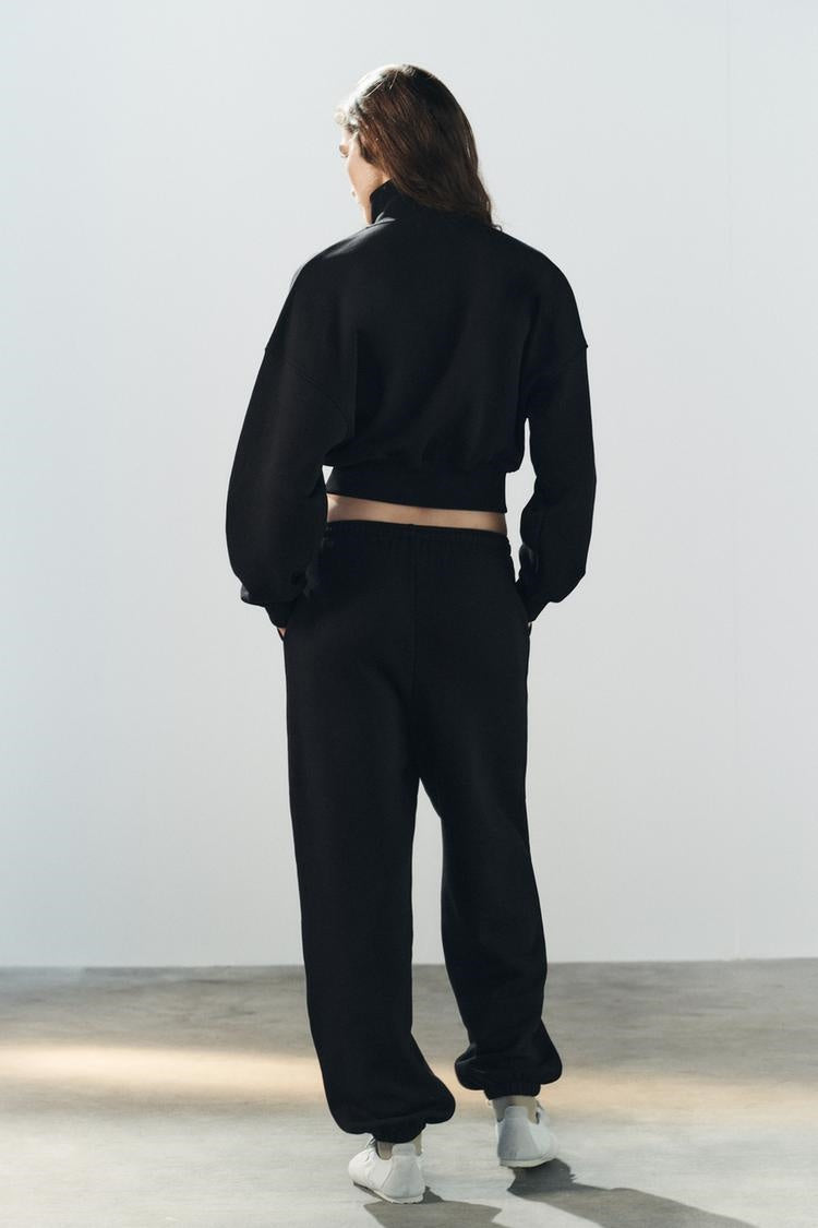 ZA Relaxed Zip-Up Sweatshirt &amp; Jogger Set