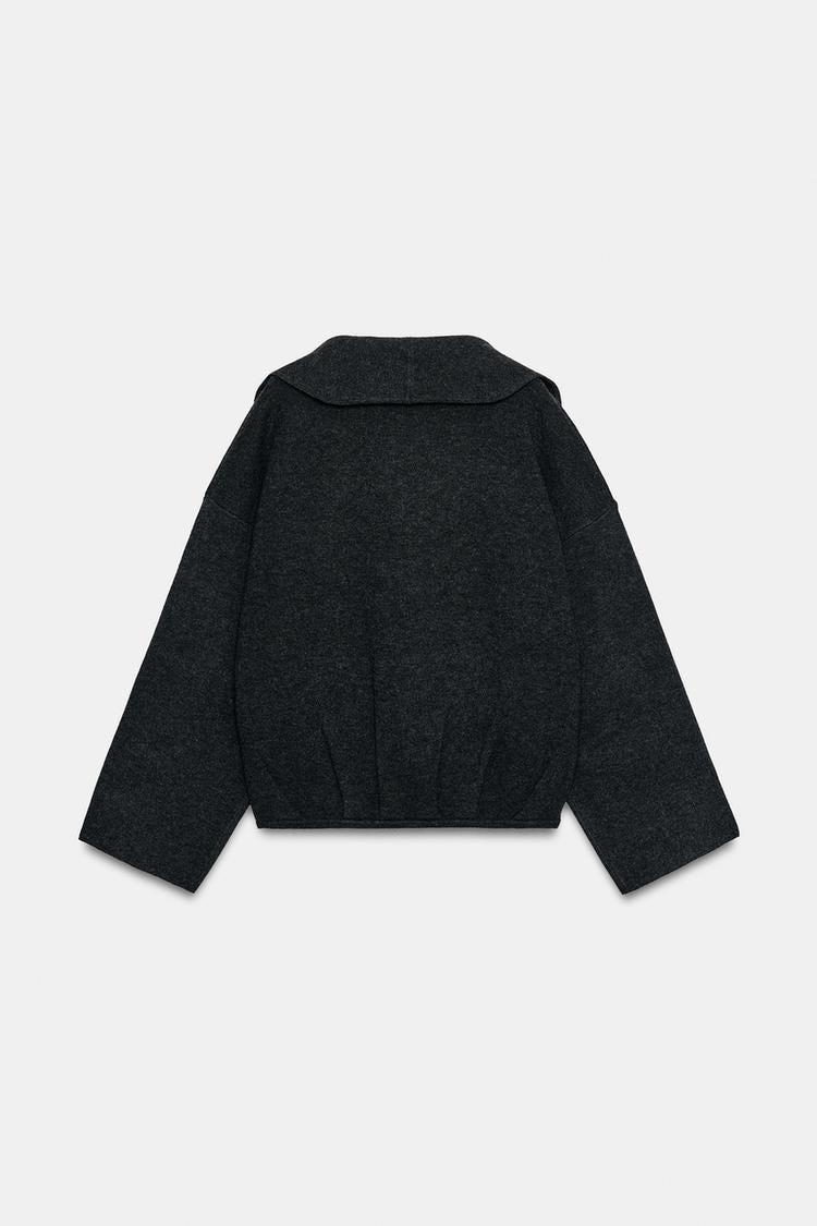 ZA Draped Open-Front Jacket
