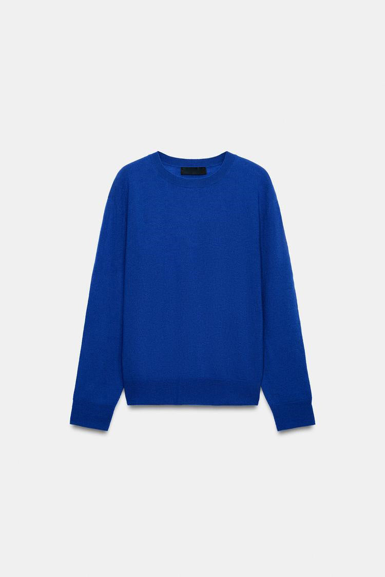 ZA Classic Crew-Neck Knit Sweater