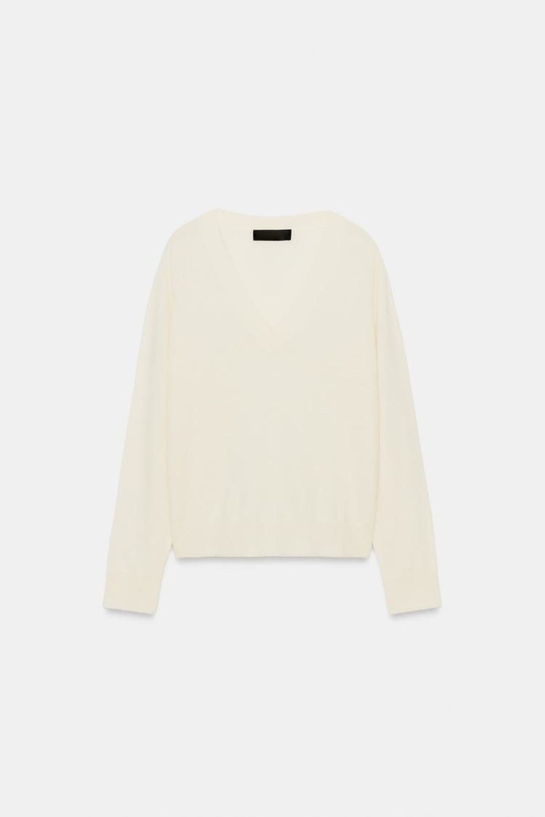ZA Relaxed V-Neck Knit Sweater