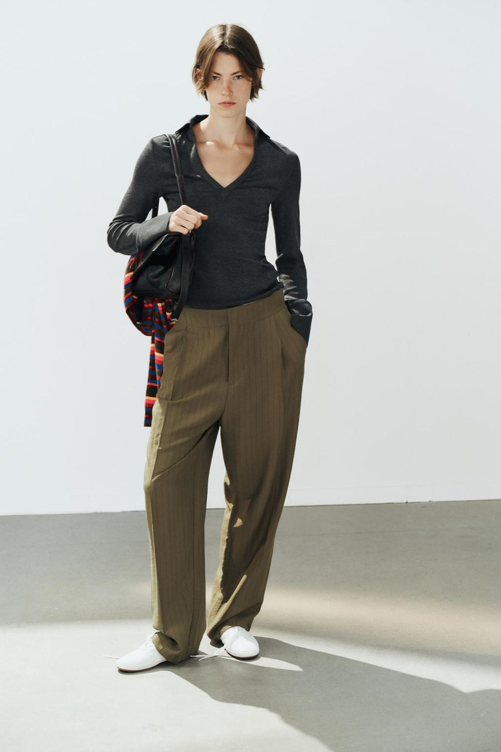 ZA Tailored Wide-Leg Trousers