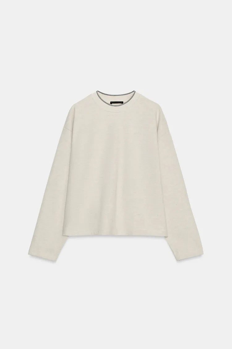 ZA Relaxed Knit Two-Piece Set