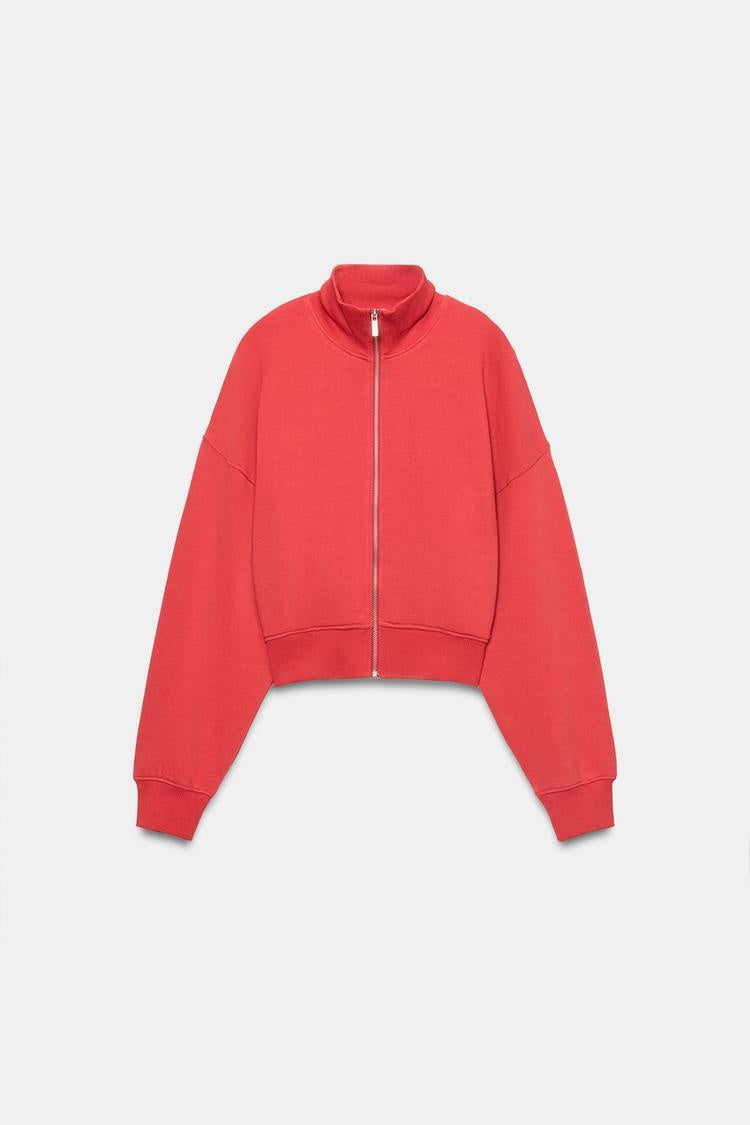 ZA Relaxed Zip-Up Sweatshirt &amp; Jogger Set
