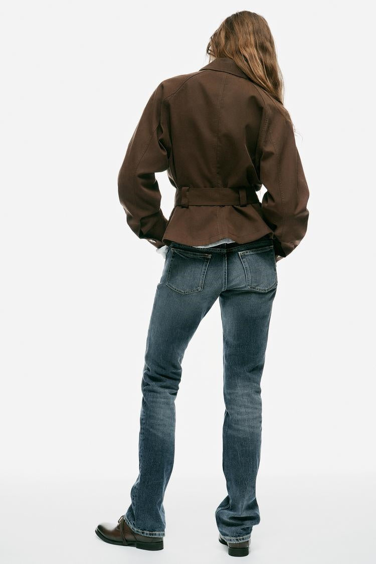 ZA Women’s Brown Belted Jacket
