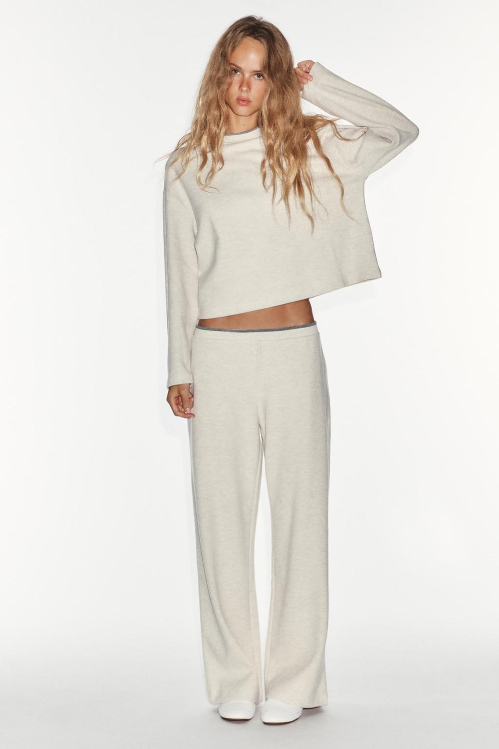 ZA Relaxed Knit Two-Piece Set
