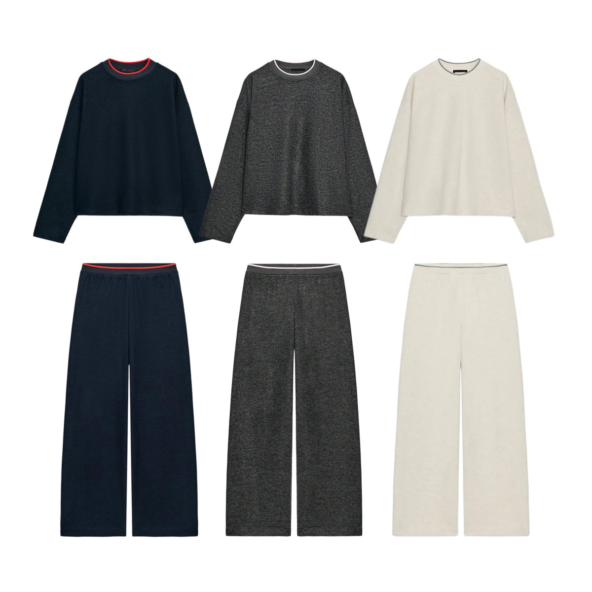 ZA Relaxed Knit Two-Piece Set
