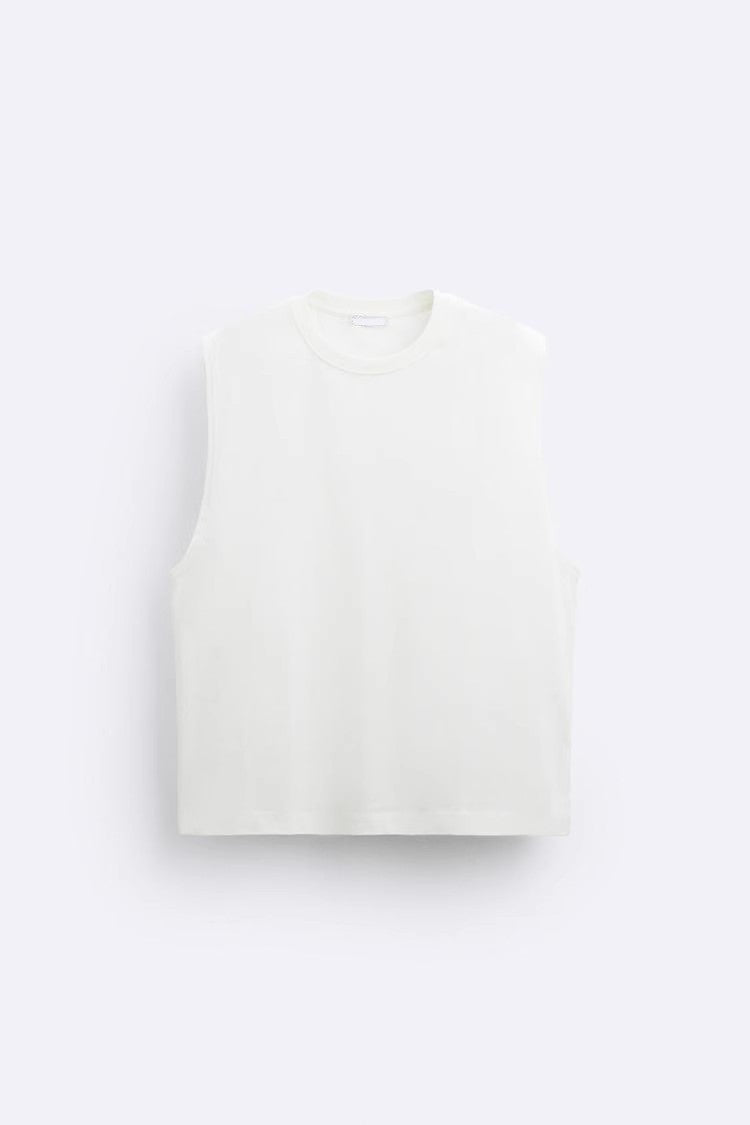 ZA  Relaxed Sleeveless Tank Top