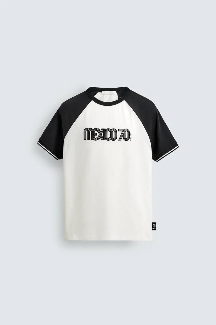 ZA Mexico 70 Football Raglan T-Shirt