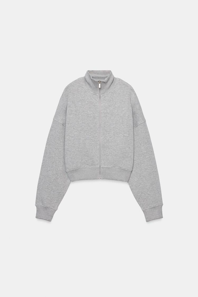 ZA Relaxed Zip-Up Sweatshirt &amp; Jogger Set