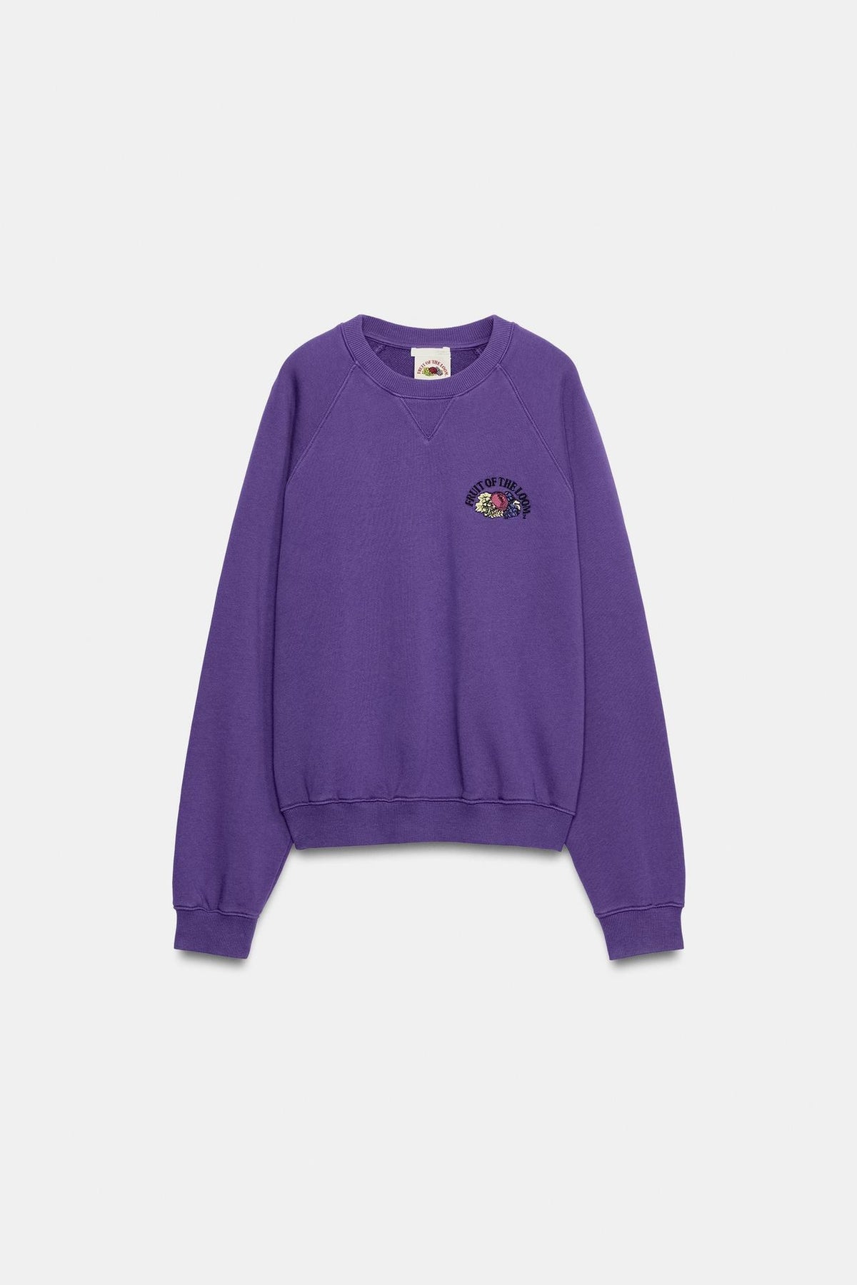 ZA Purple Logo Sweatshirt & Jogger Set