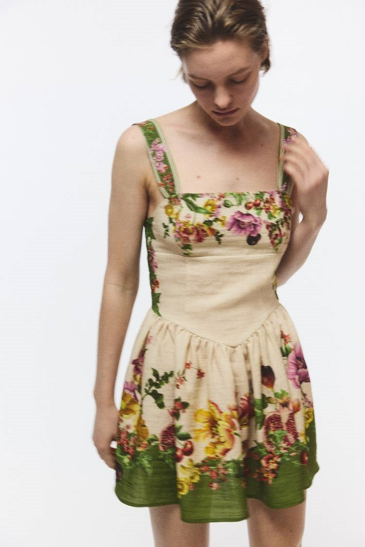 ZAFloral Garden Mini Dress