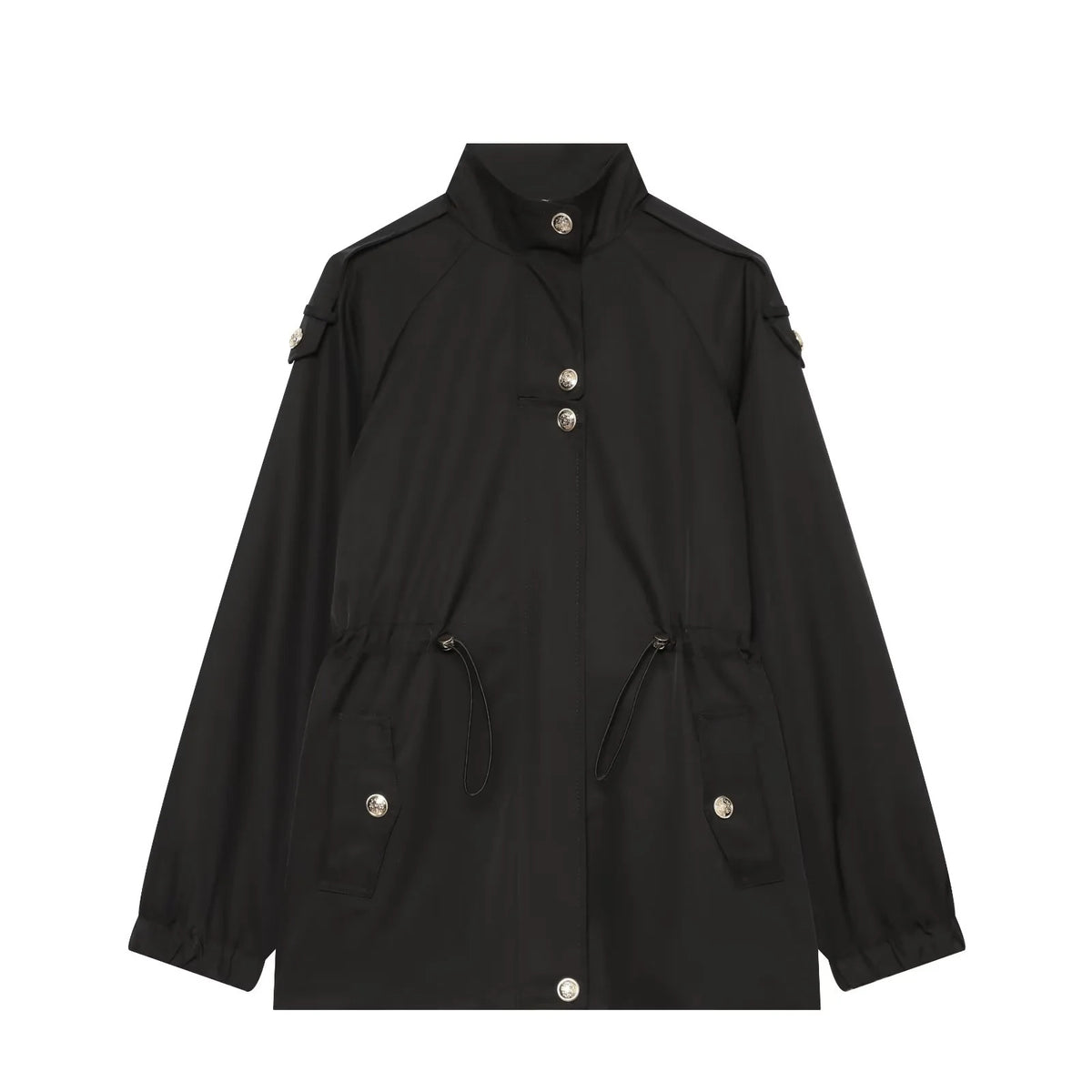 ZA Drawstring Waist Utility Jacket