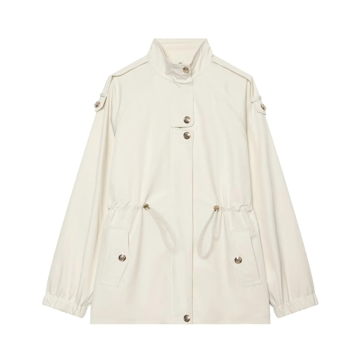 ZA Drawstring Waist Utility Jacket