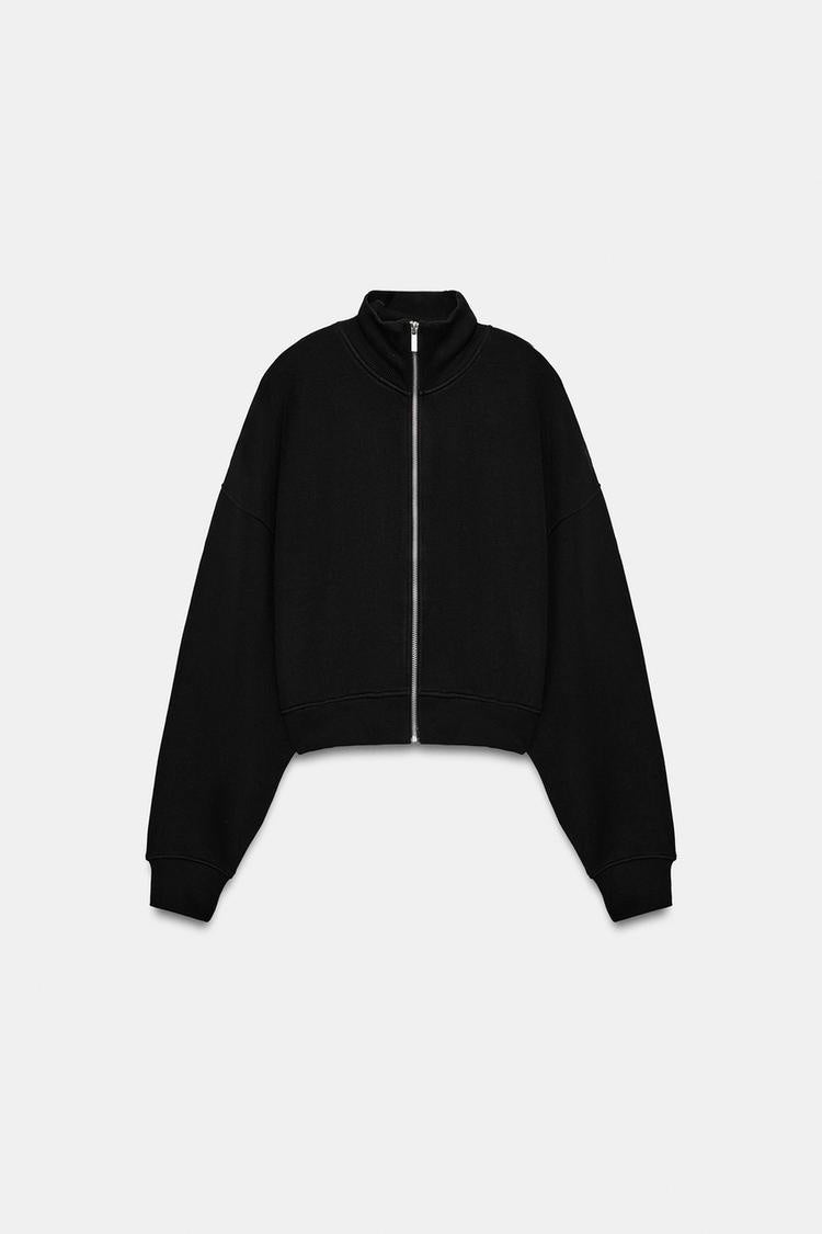 ZA Relaxed Zip-Up Sweatshirt &amp; Jogger Set