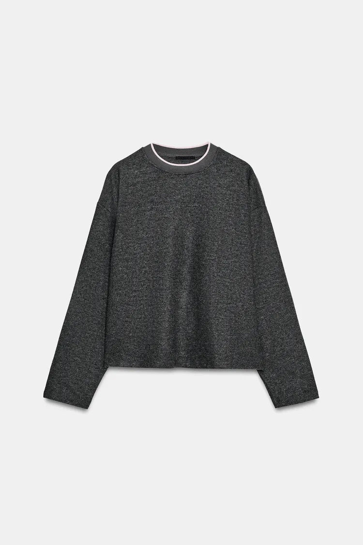 ZA Relaxed Knit Two-Piece Set
