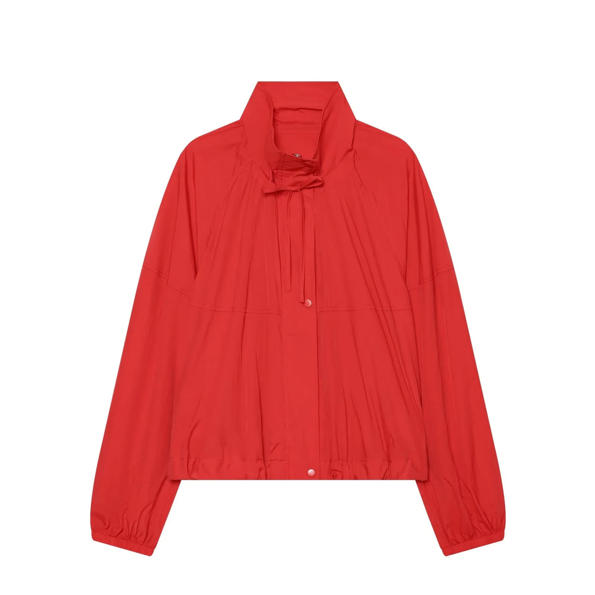 ZA Lightweight High-Neck Drawstring Jacket
