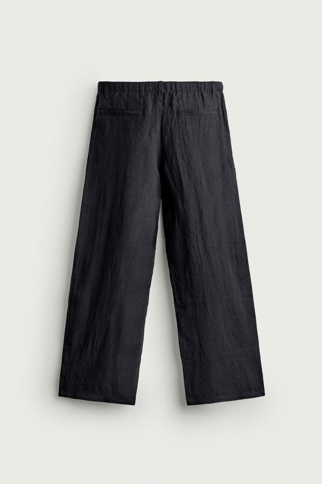 SA Relaxed Wide-Leg Linen Blend Trousers