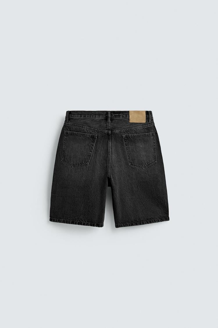 ZA Vintage Wash Denim Bermuda Shorts