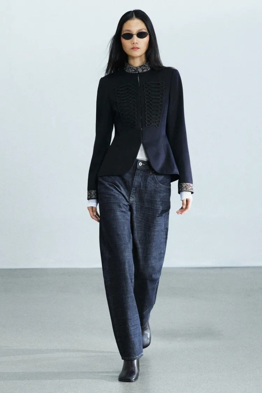 ZA Military-Inspired Tailored Jacket