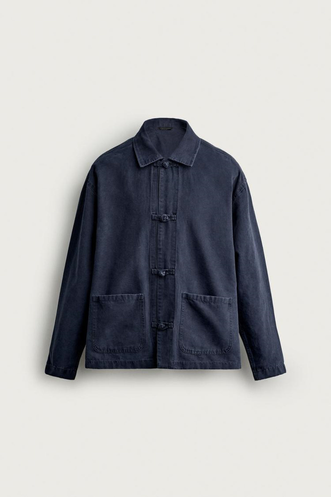SA Washed Navy Toggle Utility Jacket