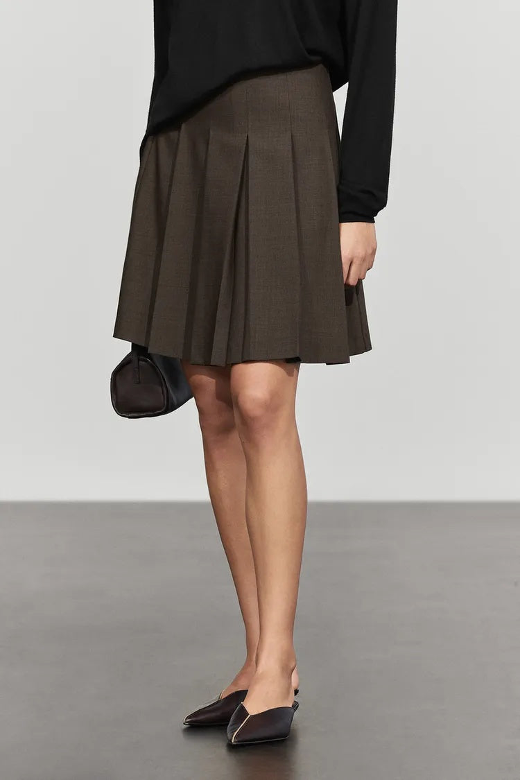 MD Pleated Mini Skirt