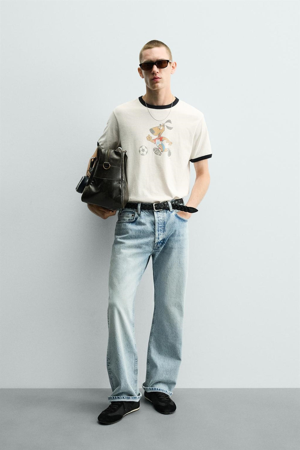 World Cup Football Graphic Ringer T-Shirt