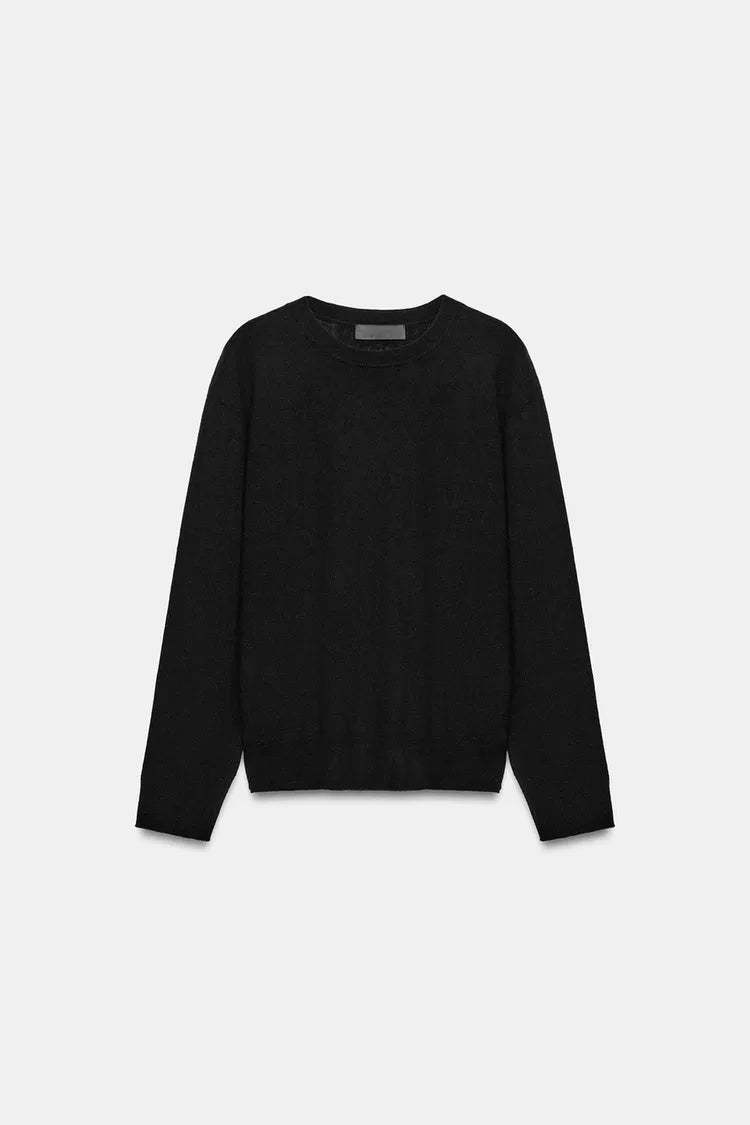 ZA Classic Crew-Neck Knit Sweater