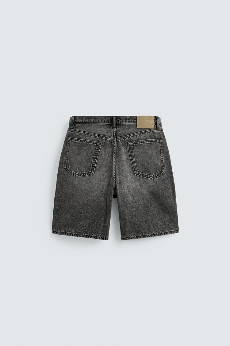 ZA Vintage Wash Denim Bermuda Shorts
