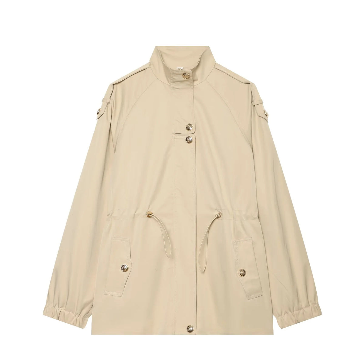 ZA Drawstring Waist Utility Jacket