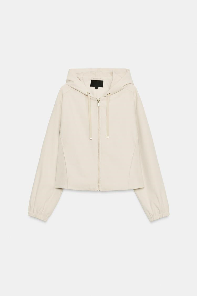 ZA Hooded Jacket & Wide-Leg Pants Set