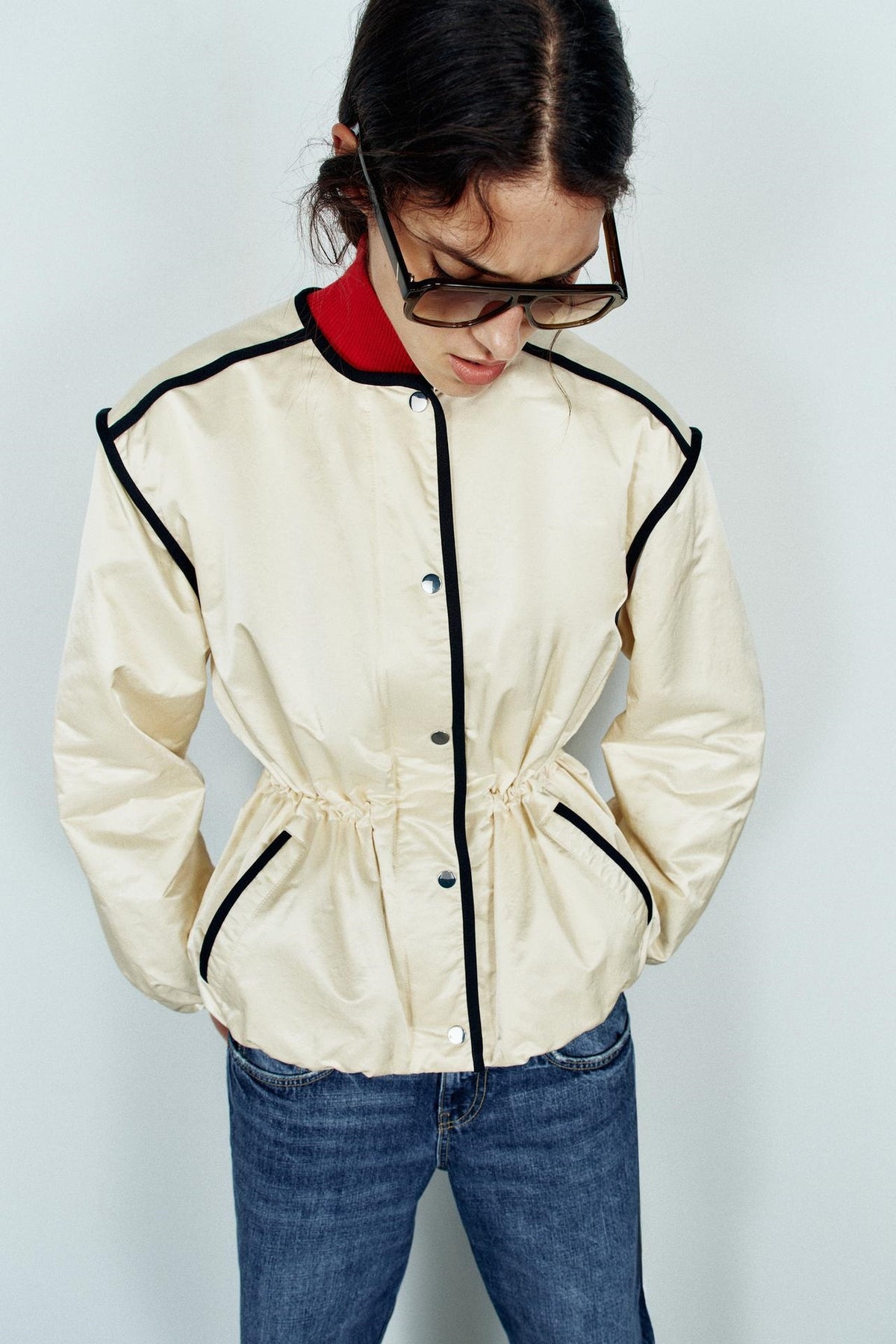 ZA Women’s Contrast Trim Lightweight Jacket