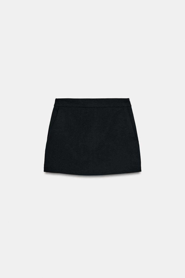ZA Women’s Black Tailored Vest & Mini Skirt Set