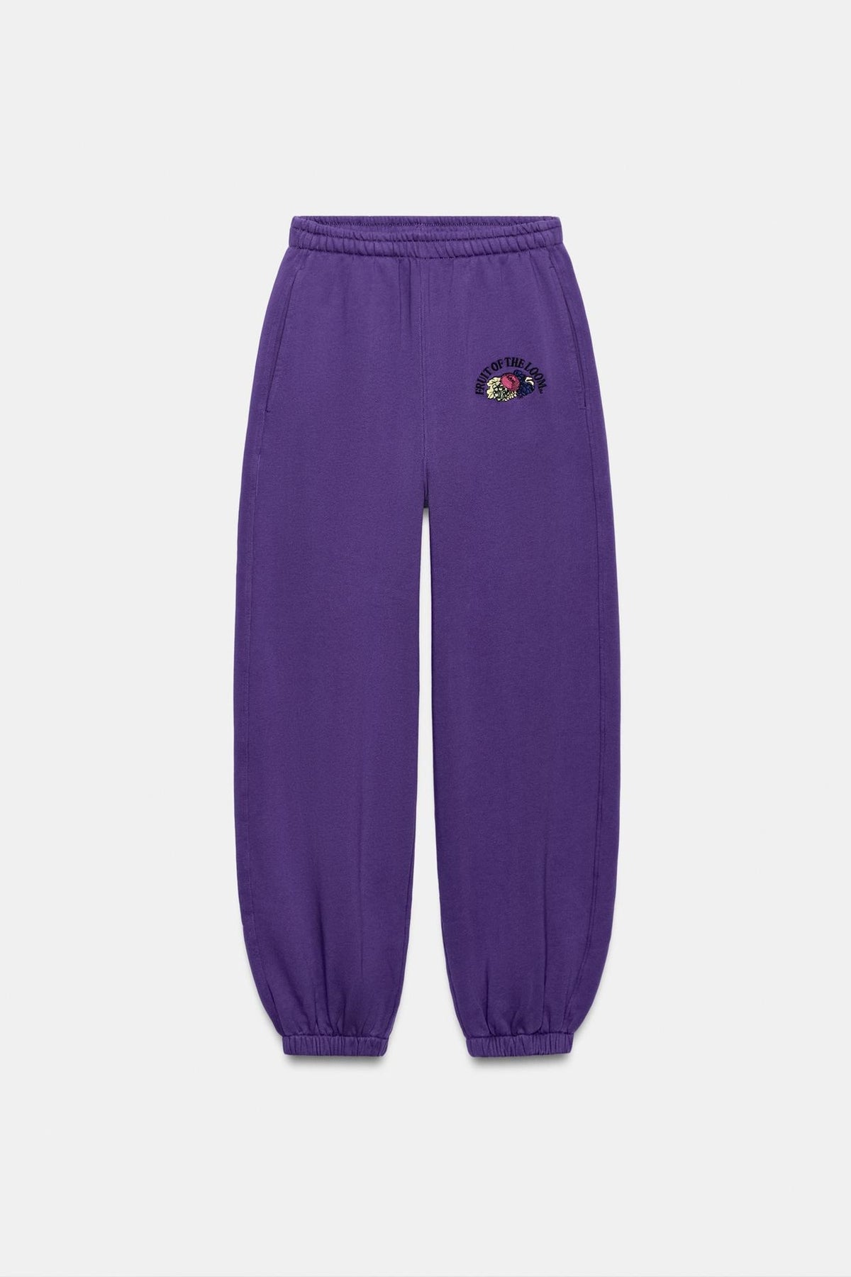 ZA Purple Logo Sweatshirt & Jogger Set