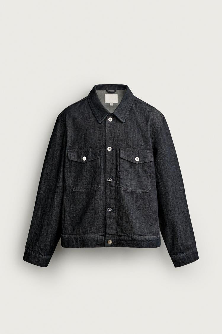 ZA Dark Wash Utility Denim Jacket